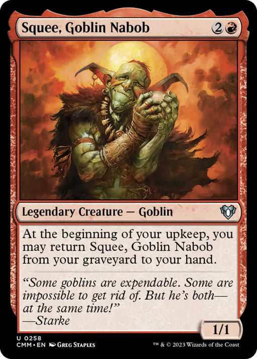 Squee Goblin Nabob [Commander Masters] - MTG Single