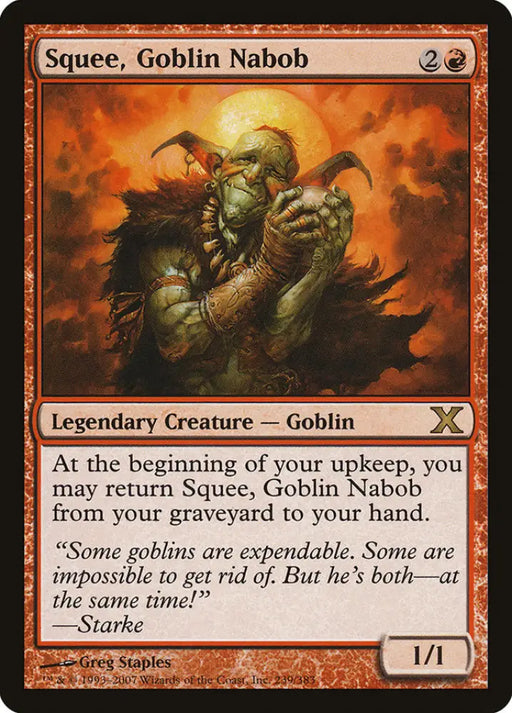 Squee Goblin Nabob [Tenth Edition] - MTG Single