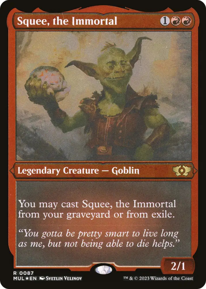 Squee the Immortal (Foil Etched) [Multiverse Legends] - MTG Single