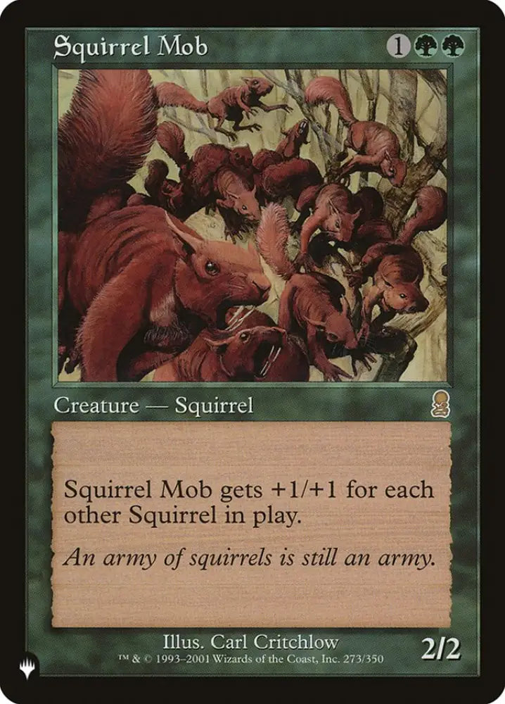 Squirrel Mob [The List] - MTG Single