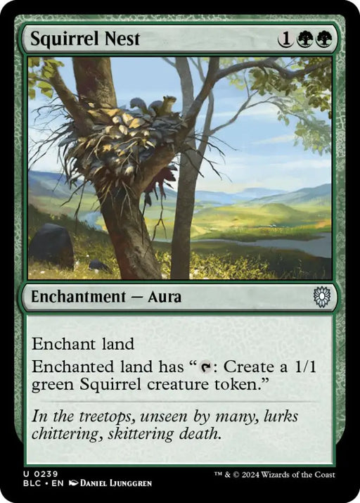 Squirrel Nest [Bloomburrow Commander] - MTG Single