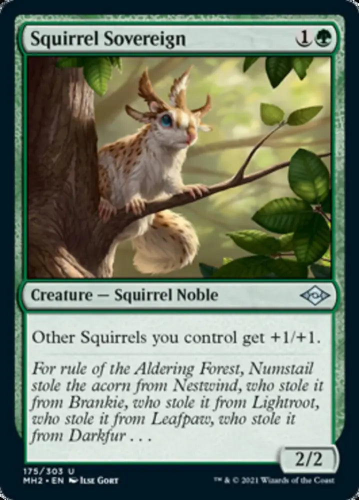 Squirrel Sovereign [Modern Horizons 2] - MTG Single