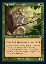 Squirrel Sovereign (Retro Foil Etched) [Modern Horizons 2] - MTG Single