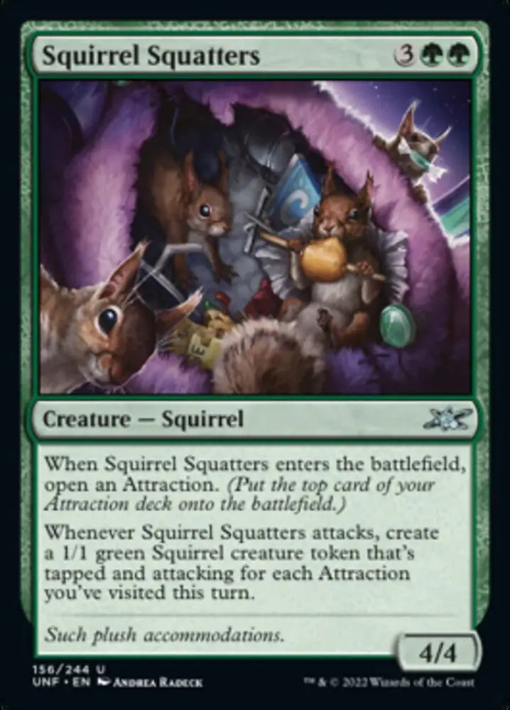 Squirrel Squatters [Unfinity] - MTG Single