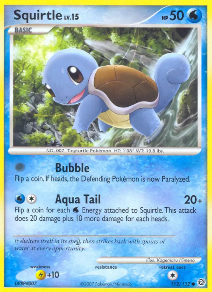 Squirtle (112/132) [Diamond & Pearl: Secret Wonders] - Pokemon Single