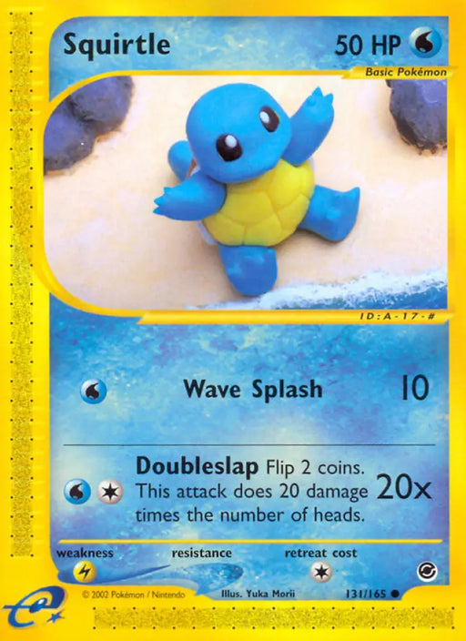 Squirtle (131/165) [Expedition: Base Set] - Pokemon Single