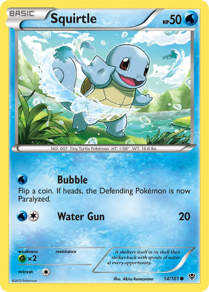 Squirtle (14/101) [Black & White: Plasma Blast] - Pokemon Single
