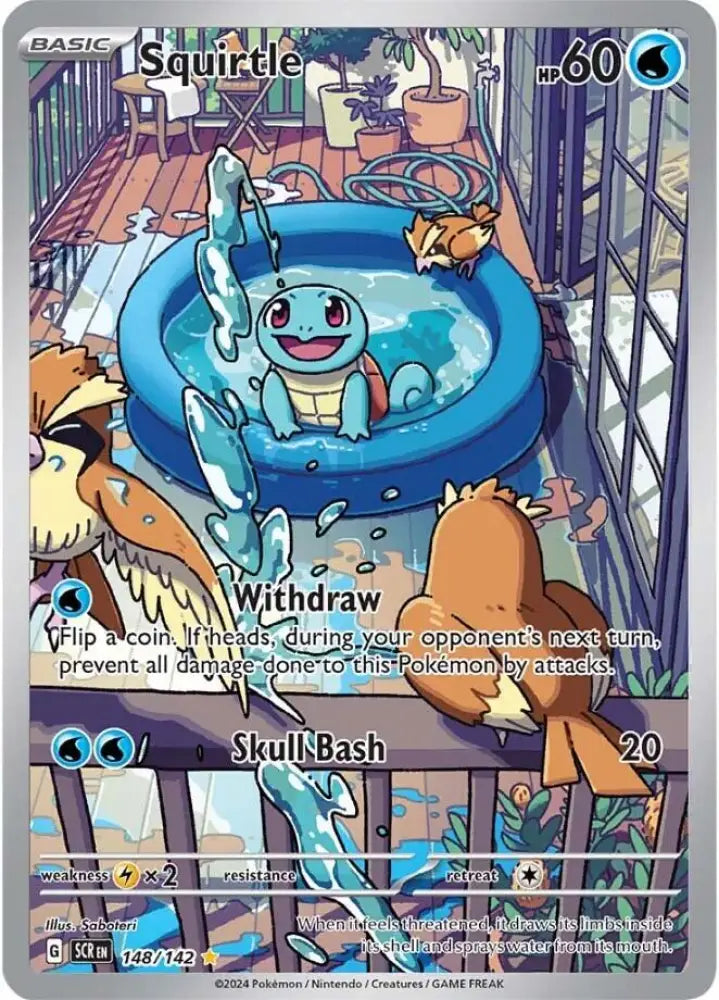 Squirtle (148/142) [Scarlet & Violet: Stellar Crown] - Pokemon Single