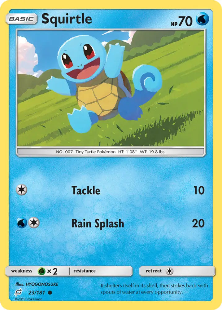 Squirtle (23/181) [Sun & Moon: Team Up] - Pokemon Single