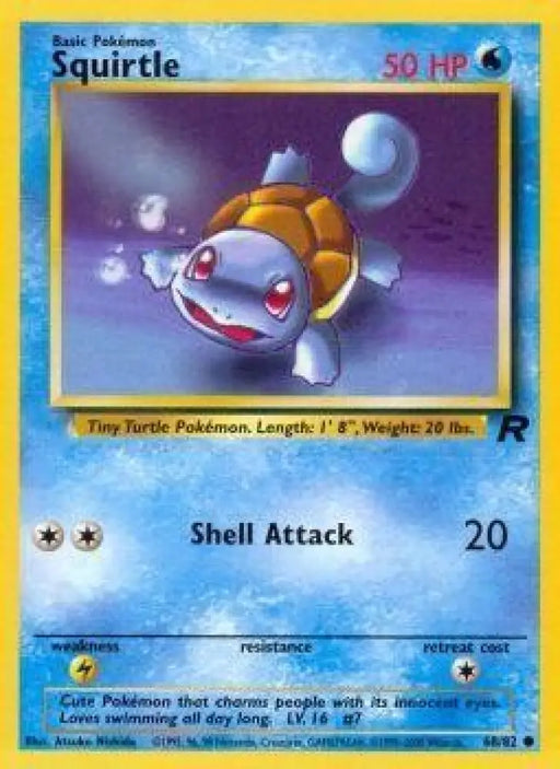 Squirtle (68/82) [Team Rocket Unlimited] - Pokemon Single
