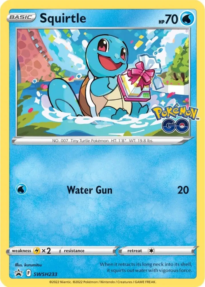 Squirtle (SWSH233) [Sword & Shield: Black Star Promos] - Pokemon Single