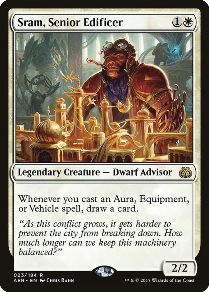 Sram Senior Edificer [Aether Revolt] - MTG Single