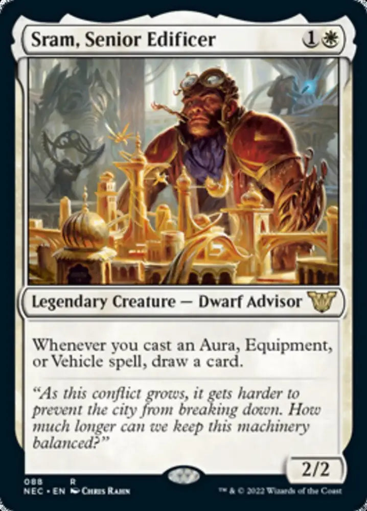 Sram Senior Edificer [Kamigawa: Neon Dynasty Commander] - MTG Single