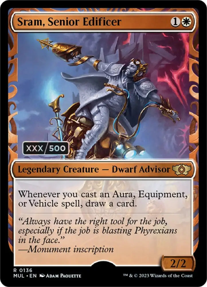 Sram Senior Edificer (Serialized) [Multiverse Legends] - MTG Single