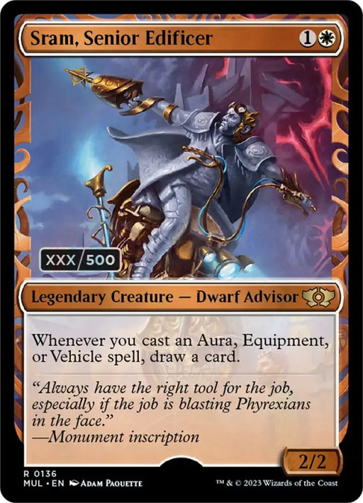 Sram Senior Edificer (Serialized) [Multiverse Legends] - MTG Single