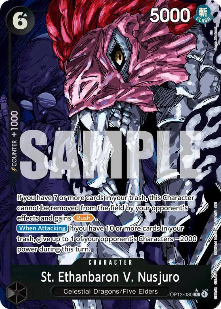 St. Ethanbaron V. Nusjuro (Alternate Art) (OP13-080) [Carrying On His Will]