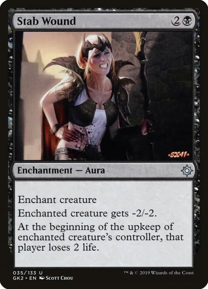 Stab Wound [Ravnica Allegiance Guild Kit] - MTG Single