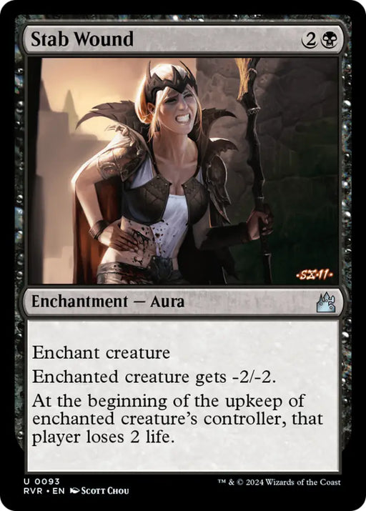 Stab Wound [Ravnica Remastered] - MTG Single