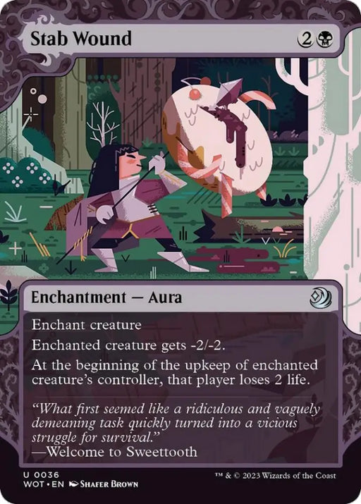 Stab Wound [Wilds of Eldraine: Enchanting Tales] - MTG Single