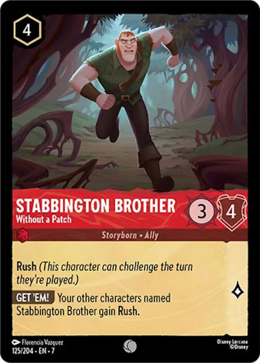 Stabbington Brother - Without a Patch (125/204) [Archazia’s Island] - Lorcana Single