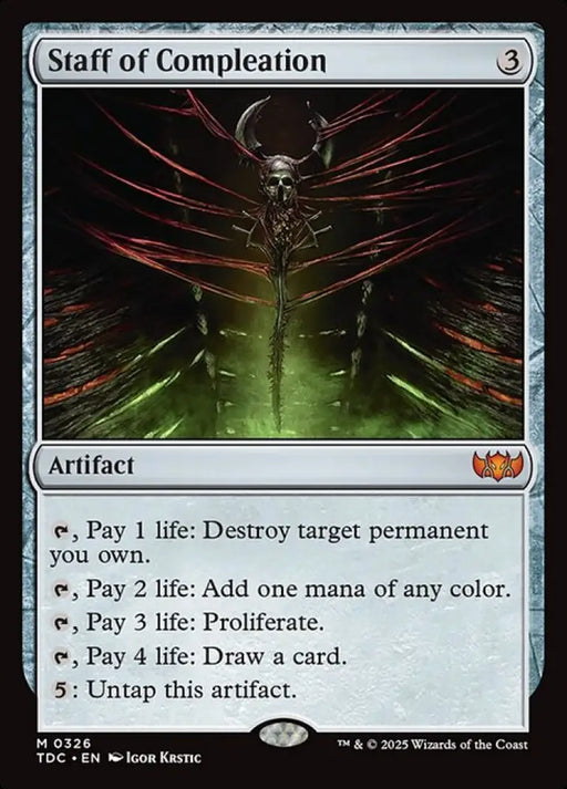 Staff of Compleation (326) [Tarkir: Dragonstorm Commander]