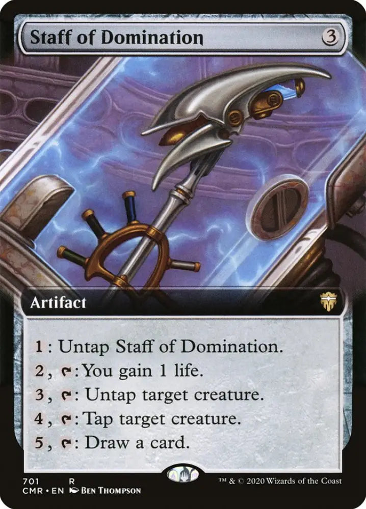 Staff of Domination (Extended Art) [Commander Legends] - MTG Single