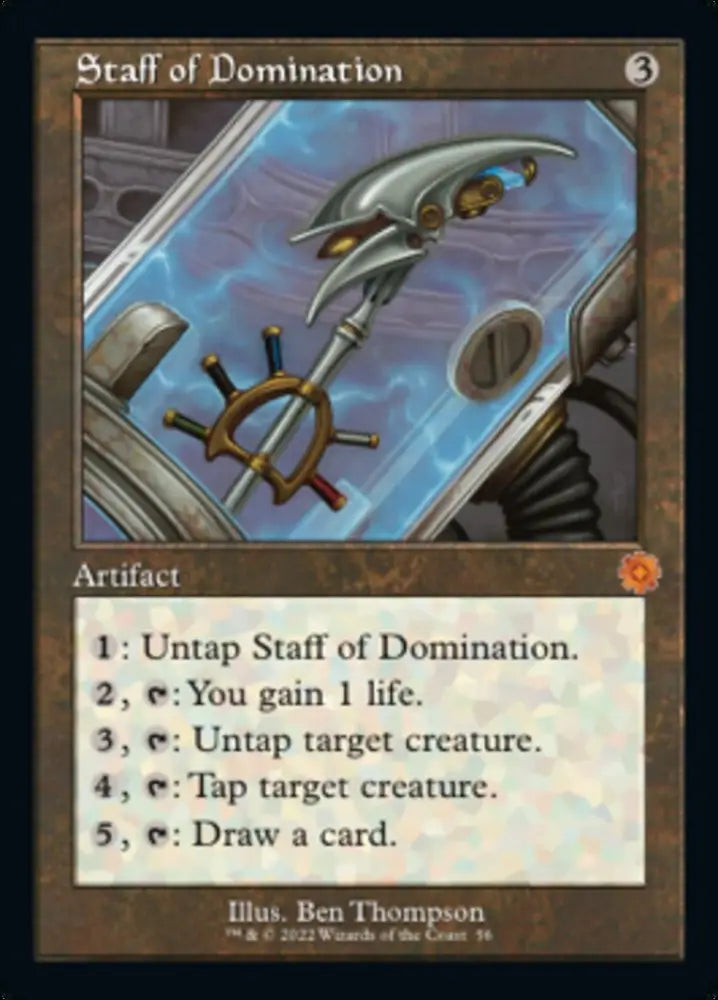 Staff of Domination (Retro) [The Brothers’ War Retro Artifacts] - MTG Single