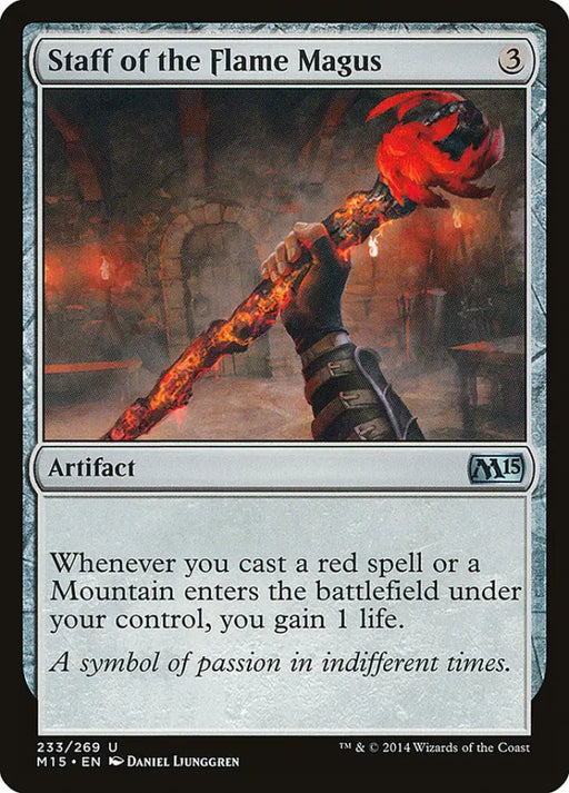 Staff of the Flame Magus [Magic 2015] - MTG Single