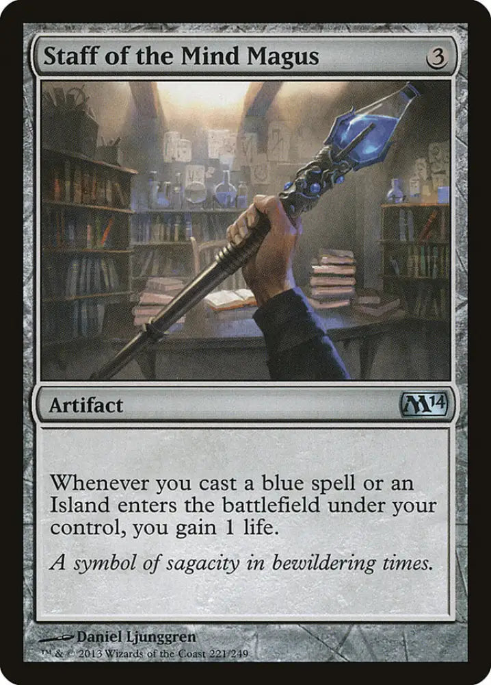 Staff of the Mind Magus [Magic 2014] - MTG Single