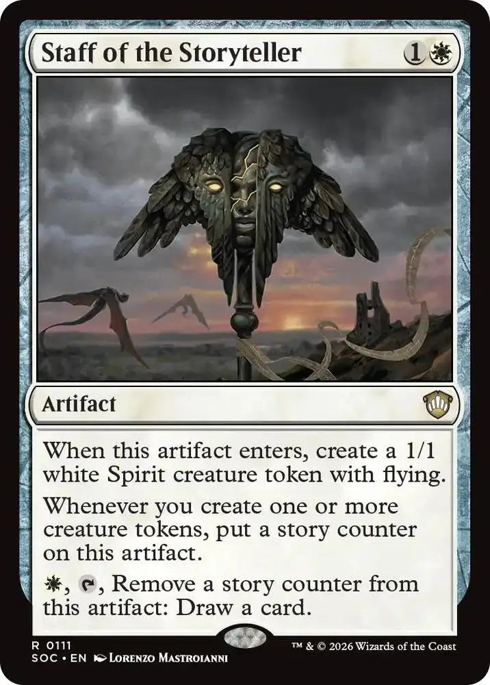 Staff of the Storyteller (111) [Secrets of Strixhaven Commander]
