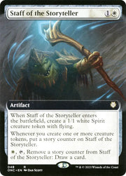 Staff of the Storyteller (Extended Art) [Phyrexia: All Will Be One Commander] - MTG Single