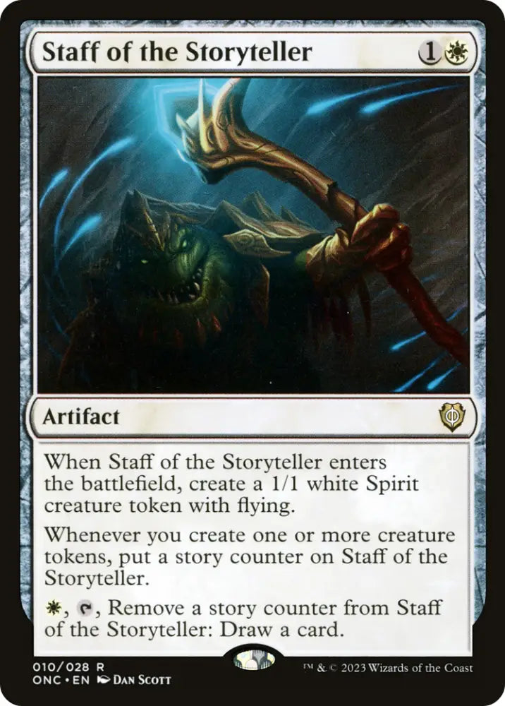 Staff of the Storyteller [Phyrexia: All Will Be One Commander] - MTG Single
