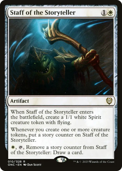 Staff of the Storyteller [Phyrexia: All Will Be One Commander] - MTG Single