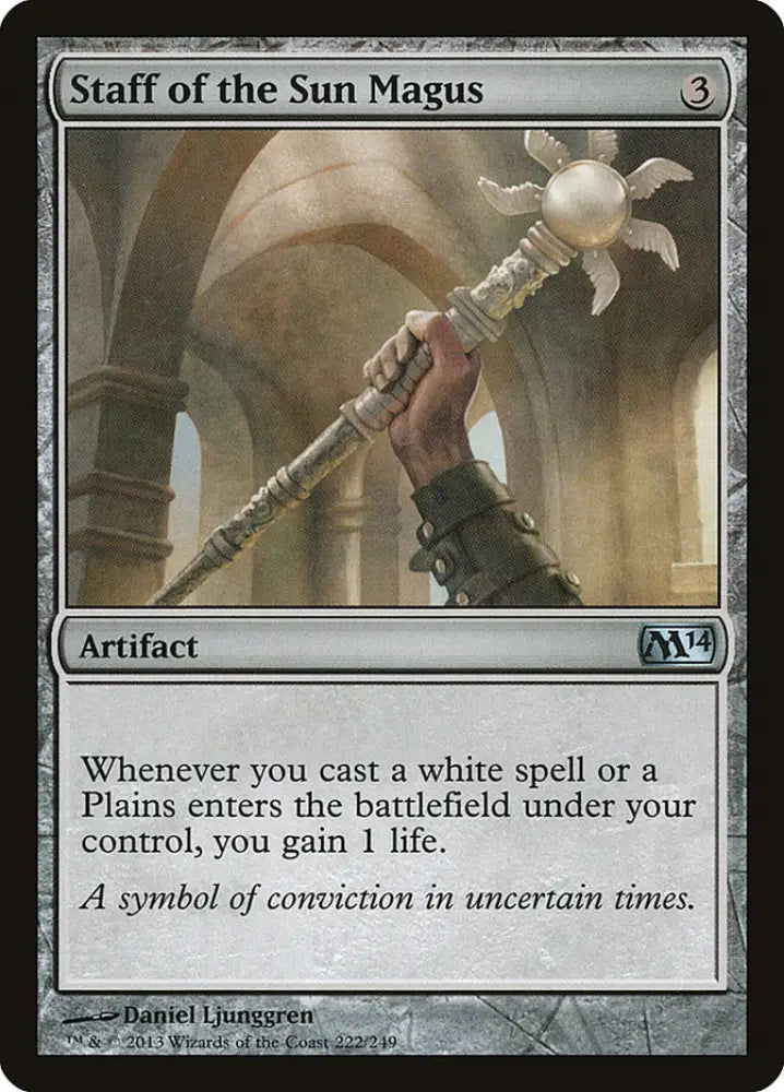 Staff of the Sun Magus [Magic 2014] - MTG Single
