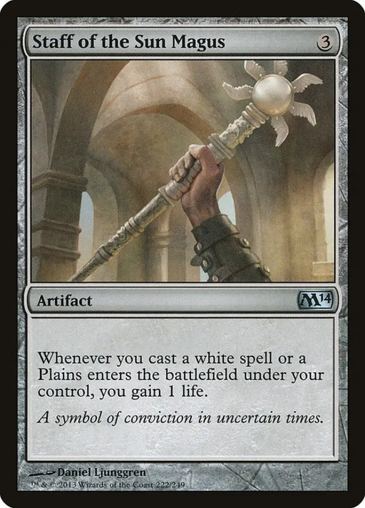 Staff of the Sun Magus [Magic 2014] - MTG Single