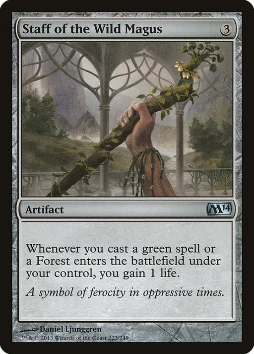 Staff of the Wild Magus [Magic 2014] - MTG Single