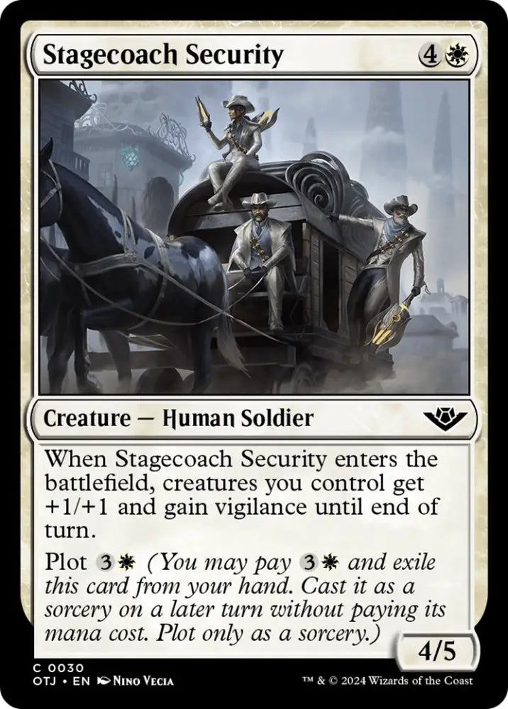Stagecoach Security [Outlaws of Thunder Junction] - MTG Single