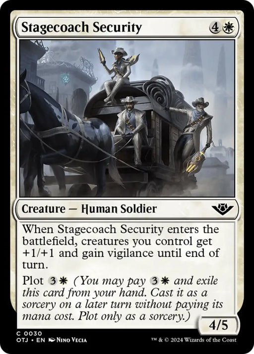 Stagecoach Security [Outlaws of Thunder Junction] - MTG Single