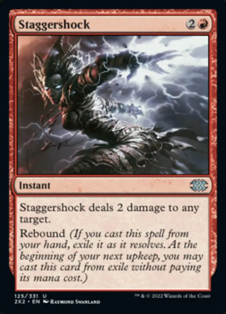 Staggershock [Double Masters 2022] - MTG Single