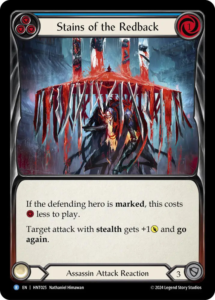 Stains of the Redback (Blue) [The Hunted] - Flesh And Blood Single