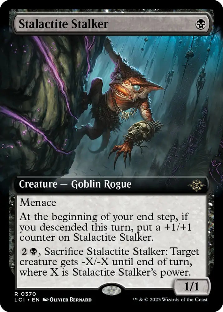Stalactite Stalker (Extended Art) [The Lost Caverns of Ixalan] - MTG Single