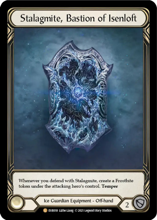 Stalagmite Bastion of Isenloft [Everfest] 1st Edition Cold Foil - Flesh And Blood Single