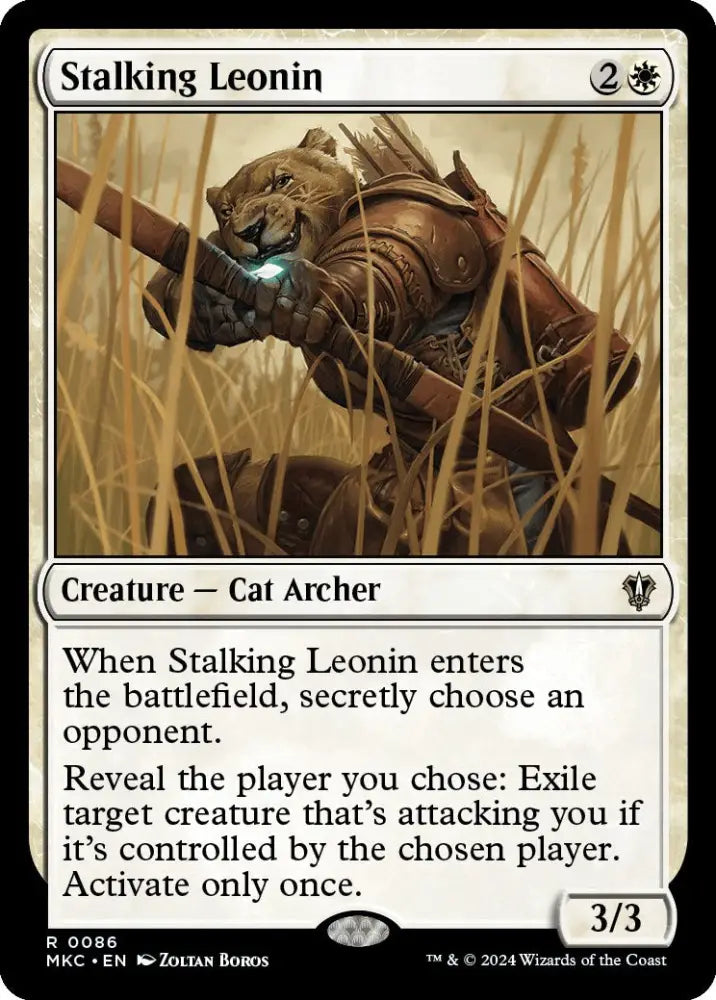 Stalking Leonin [Murders at Karlov Manor Commander] - MTG Single