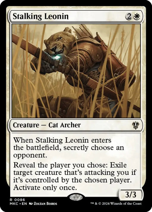 Stalking Leonin [Murders at Karlov Manor Commander] - MTG Single