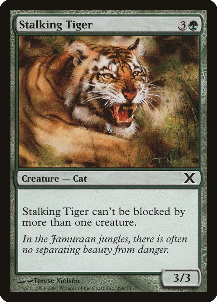 Stalking Tiger [Tenth Edition] - MTG Single