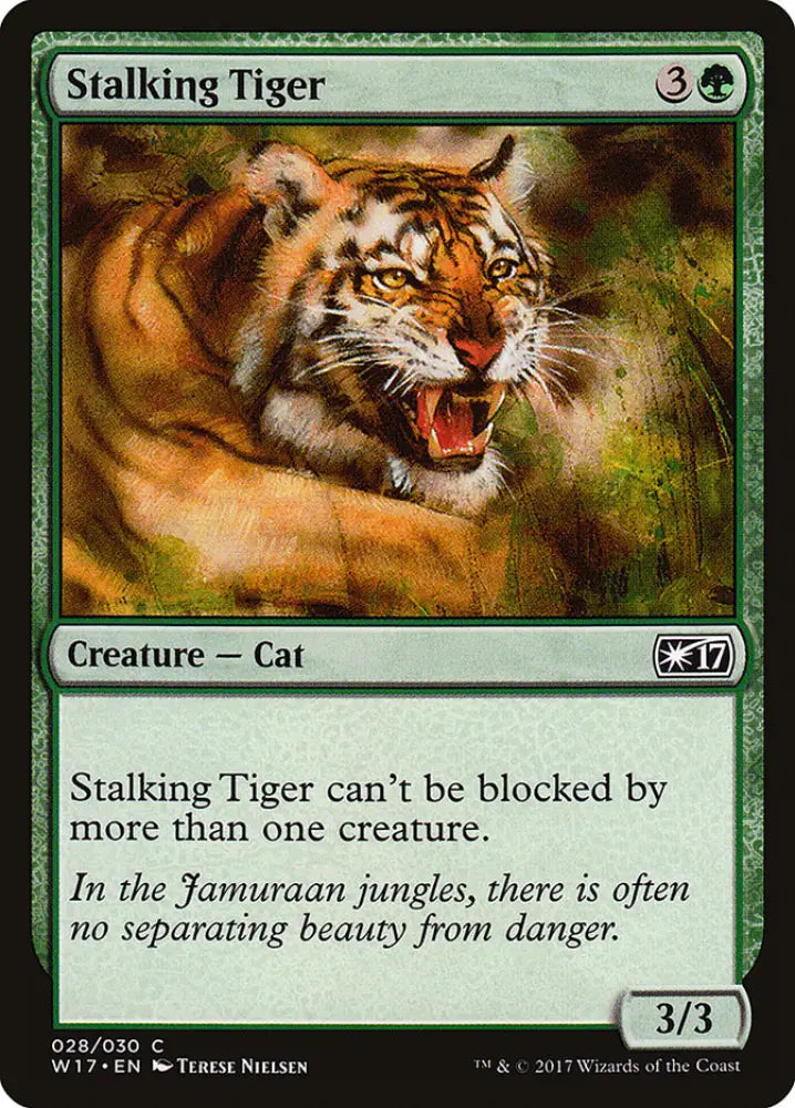 Stalking Tiger [Welcome Deck 2017] - MTG Single