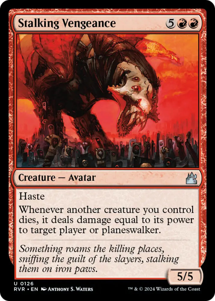 Stalking Vengeance [Ravnica Remastered] - MTG Single