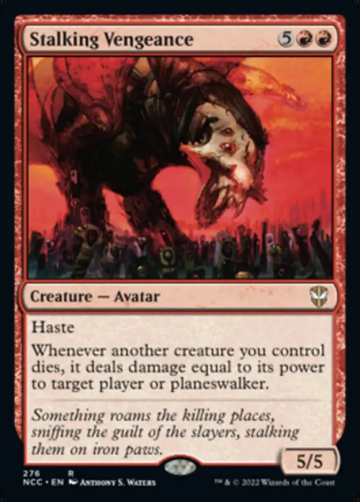 Stalking Vengeance [Streets of New Capenna Commander] - MTG Single