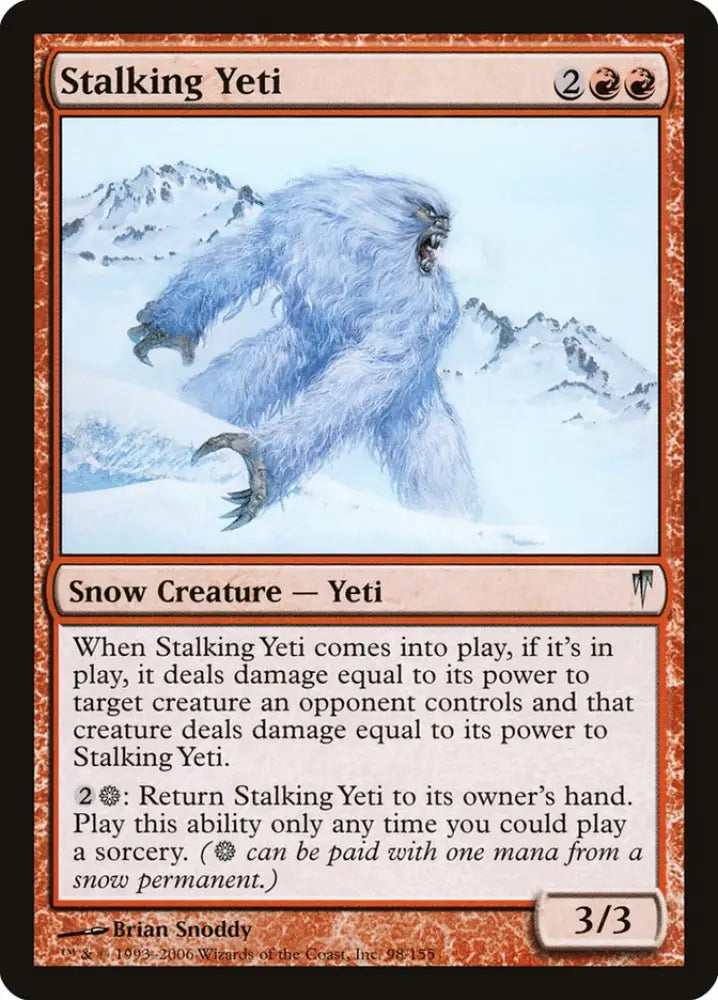 Stalking Yeti [Coldsnap] - MTG Single