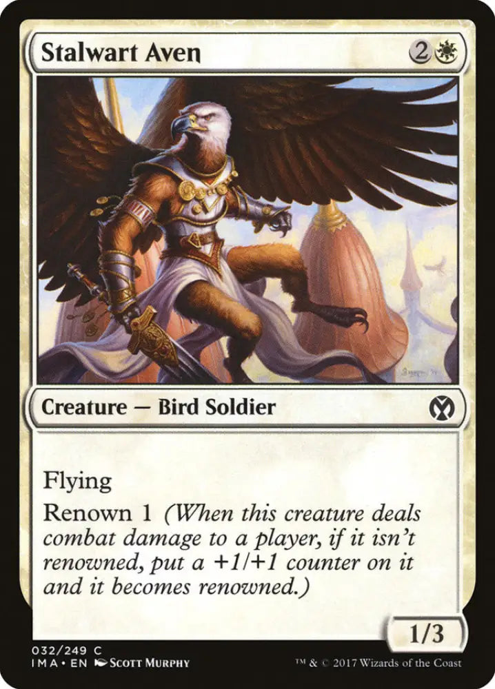 Stalwart Aven [Iconic Masters] - MTG Single